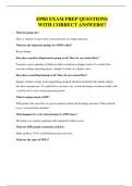 EPRI EXAM PREP QUESTIONS WITH CORRECT ANSWERS