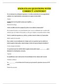 EXOS EXAM QUESTIONS WITH CORRECT ANSWERS