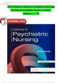 TEST BANK For Keltners Psychiatric Nursing&comma; 9th Edition &lpar;Steele&rpar;&comma; Verified All Chapters 1 - 36&comma; Completely Covered  Newest 2025 Version&period;