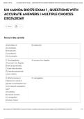 UH MANOA BIO172 EXAM 1 &comma; QUESTIONS WITH ACCURATE ANSWERS &vert; MULTIPLE CHOICES &vert;20252026&excl;&excl;