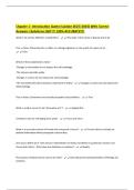 Chapter 1- Introduction &lpar;Latest Update 2025&vert;2026&rpar; With Correct Answers &vert;Solutions &lpar;GET IT 100&percnt; ACCURATE&excl;&excl;&excl;&rpar;