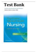 Test Bank for Psychiatric-Mental Health Nursing 10th Edition by Sheila L&period; Videbeck All Chapters 1-24&period; Latest 2025