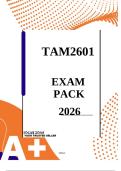 TAM2601 EXAM PACK 2026