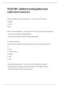 NUR 209 - midterm study guide exam with correct answers&period;