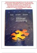 TESTBANK FOR FUNDAMENTALS OF ADVANCED  ACCOUNTING 5TH EDITION HOYLE&comma; SCHAEFER AND  DOUPNIK CHAPTER 2 FULL TESTBANK ALL  QUESTIONS AND ANSWERS&vert;&vert; LATEST AND  COMPLETE UPDATE WITH EXPERT VERIFIED  SOLUTIONS