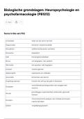 Biologische grondslagen&colon; Neuropsychologie en  psychofarmacologie &lpar;PB1212&rpar;