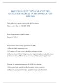 QME EXAM QUESTIONS AND ANSWERS &lpar;QUALIFIED MEDICAL EVALUATOR&rpar; LATEST  2025-2026