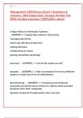 Management 3300 Mizzou Exam 1 2025&sol;2026&colon; Verified Questions & Answers &vert; Complete Study Guide