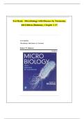 TEST BANK For Microbiology with Diseases by Taxonomy&comma; 6th Edition &lpar;Bauman&rpar;&vert; Complete Chapter's 1 - 27 &vert; 100 &percnt; Verified