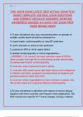 CMC AACN Exam 2025 Test Bank &ndash; 450 Actual Questions & Verified Answers &vert; AACN CMC Prep