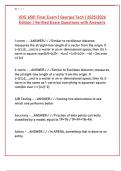 ISYE 6501 Final Exam Questions and Answers 2025&sol;2026 &vert; Georgia Tech &vert; Verified Study Guide
