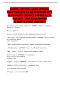 absite - critical care Updated 2025 Complete Exam Questions with Elaborated Correct Answers&vert;&vert;A&plus; GRADED&vert;&vert;100&percnt; GUARANTEED PASS&excl;&excl;&excl;<<LATEST VERSION>>