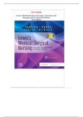 TESTBANK FOR LEWIS MEDICAL SURGICAL NURSING 11TH EDITION BY HARDING &lpar; ALL CHAPTERS 1-68&rpar; Latest Updated Examination Study Guide 2024 TOP RATED EXAM STUDY GUIDE FOR DEFINATE SUCCESS A&plus;