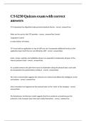 CS 6250 Quizzes exam with correct answers&period;