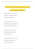 Praxis 5421 Exam Questions And Answers Latest Update Graded A&plus;