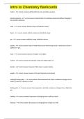 Intro to Chemistry flashcards exam questions and 100&percnt; correct answers 2025