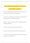 Praxis 5421 Exam Questions And Answers Latest Update Graded A&plus;