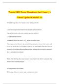 Praxis 5421 Practice Science Exam Questions And Answers Latest Update Graded A&plus;