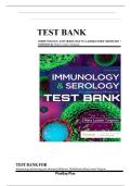 Immunology and Serology in Laboratory Medicine 7th Edition - Test Bank by Mary Louise Turgeon