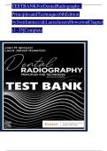 Test Bank For Dental Radiography Principles And Techniques,( 6th Edition 2024), By Joen Iannucci ,Laura Howerton||ALL CHAPTERS INCLUDED||CORRECT ANSWERS WITH RATIONALES