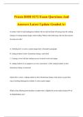 Praxis DHH 5272 Exam Questions And Answers Latest Update Graded A&plus;
