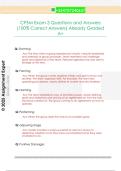 CPSM Exam 1 Questions and Answers  &lpar;100&percnt; Correct Answers&rpar; Already Graded  A&plus;