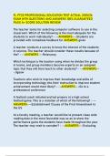 FL FTCE PROFESSIONAL EDUCATION TEST ACTUAL 2025&sol;26 EXAM WITH QUESTIONS AND ANSWERS 100&percnt; GUARANTEED PASS A&plus; SCORE SOLUTION REVIEW