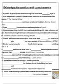 IBC study guide questions with correct answers&period;&period;pdf