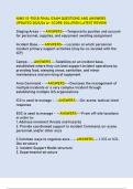 NIMS IS-700&period;B FINAL EXAM QUESTIONS AND ANSWERS UPDATED 2025&sol;26 A&plus; SCORE SOLUTION LATEST REVIEW