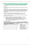 WGU D516 &ndash; CHIE Feasibility Assessment Worksheet &lpar;Assignment 3&rpar; &vert; Complete Solution &vert; Passed on First Attempt &vert; 2025 Update