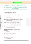KOSSA Sample Test AG Questions and  Answers &lpar;100&percnt; Correct Answers&rpar; Already  Graded A&plus; 