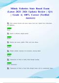 Milady Esthetics State Board Exam &lpar;Latest 2025&sol; 2026 Update&rpar; Review &vert; Q&sol;A &vert; Grade A&vert; 100&percnt; Correct &lpar;Verified Answers&rpar;