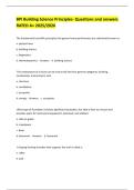 BPI Building Science Principles- Questions and answers RATED A&plus; 2025&sol;2026 