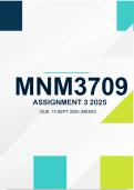 MNM3709 Assignment 3 2025 