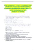 NUR 445 EXAM 3 STUDY GUIDE 2025&sol;2026  COMPLETE QUESTIONS AND CORRECT  DETAILED ANSWERS WITH RATIONALES &vert;&vert;  100&percnt; GUARANTEED PASS   <RECENT VERSION> 