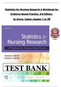 Statistics for Nursing Research&colon; A Workbook for Evidence-Based Practice &ndash; 3rd Edition &lpar;Susan K&period; Grove&comma; Daisha J&period; Cipher&rpar; &vert; Complete Solution Manual for Chapters 1&ndash;36