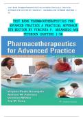 TEST BANK - Pharmacotherapeutics for Advanced Practice&colon; A Practical Approach Fifth Edition&lpar; Virginia Poole Arcangelo&comma; 2025&rpar;All chapters