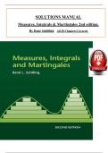 SOLUTIONS MANUAL Measures&comma; Integrals & Martingales 2nd edition&period; By Ren&eacute; Schilling All 1-28 Chapters Covered Completely With Questions And Correct Answers&period;