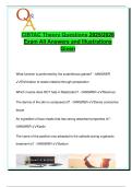 CIBTAC Theory Exam Master Q&A 2025&sol;2026 &ndash; 100&plus; Verified Questions with Answers &vert; Anatomy&comma; Chemistry&comma; Skin Science&comma; Mitosis&comma; Electrotherapy & Contraindications