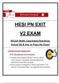Pass your 2025 HESI PN Exit Exam V2 Questions and Rationalized Answers&semi; &lpar;NGN & Case studies&rpar;&comma; 100&percnt; Verified