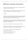 EBN exam 1 questions and answers