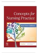 TEST BANK FOR Concepts for Nursing Practice 4th Edition by Jean Foret Giddens ISBN&colon;9780323809825 COMPLETE GUIDE ALL CHAPTERS COVERED WITH RATIONALES 100&percnt; VERIFIED A&plus; GRADE ASSURED&excl;&excl;&excl;&excl;&excl;NEW LATEST UPDATE&excl;&excl;&excl;&excl;&excl;