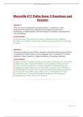 Maryville 611 Patho Exam 3 Questions and Answers