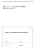 ICEV TEST CERTIFICATION SET 2 QUIZZES & ANS&excl;&excl;