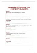 SOPHOS CERTIFIED ENGINEER EXAM QUESTIONS AND ANSWERS