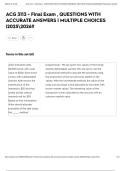 ACG 3113 - Final Exam &comma; QUESTIONS WITH ACCURATE ANSWERS &vert; MULTIPLE CHOICES &vert;20252026&excl;&excl;
