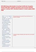 CFA ESG Exam &lpar;Sustainable Investing Certificate&rpar; Complete  Study Guide PDF complete questions and accurate detailed  answers verified 100&percnt; Already Graded A&plus; Latest update 2025 2026