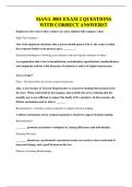 MANA 3001 EXAM 2 QUESTIONS WITH CORRECT ANSWERS