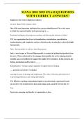 MANA 3001 EXAMS BUNDLE&comma; ALL WITH QUESTIONS AND 100&percnt; CORRECT ANSWERS