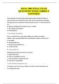 MANA 3001 FINAL EXAM QUESTIONS WITH CORRECT ANSWERS
